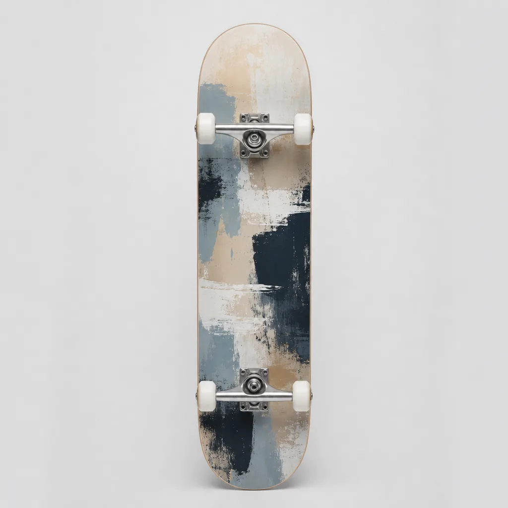 Minority maple deck with graphic top sheet