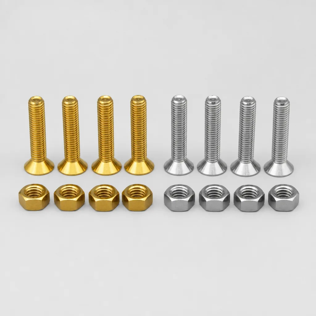Minority skateboard mounting hardware bolt set